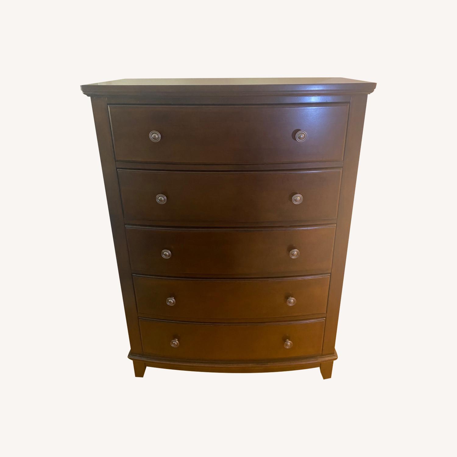 Raymour & Flanigan Dark Brown Dresser - image-0