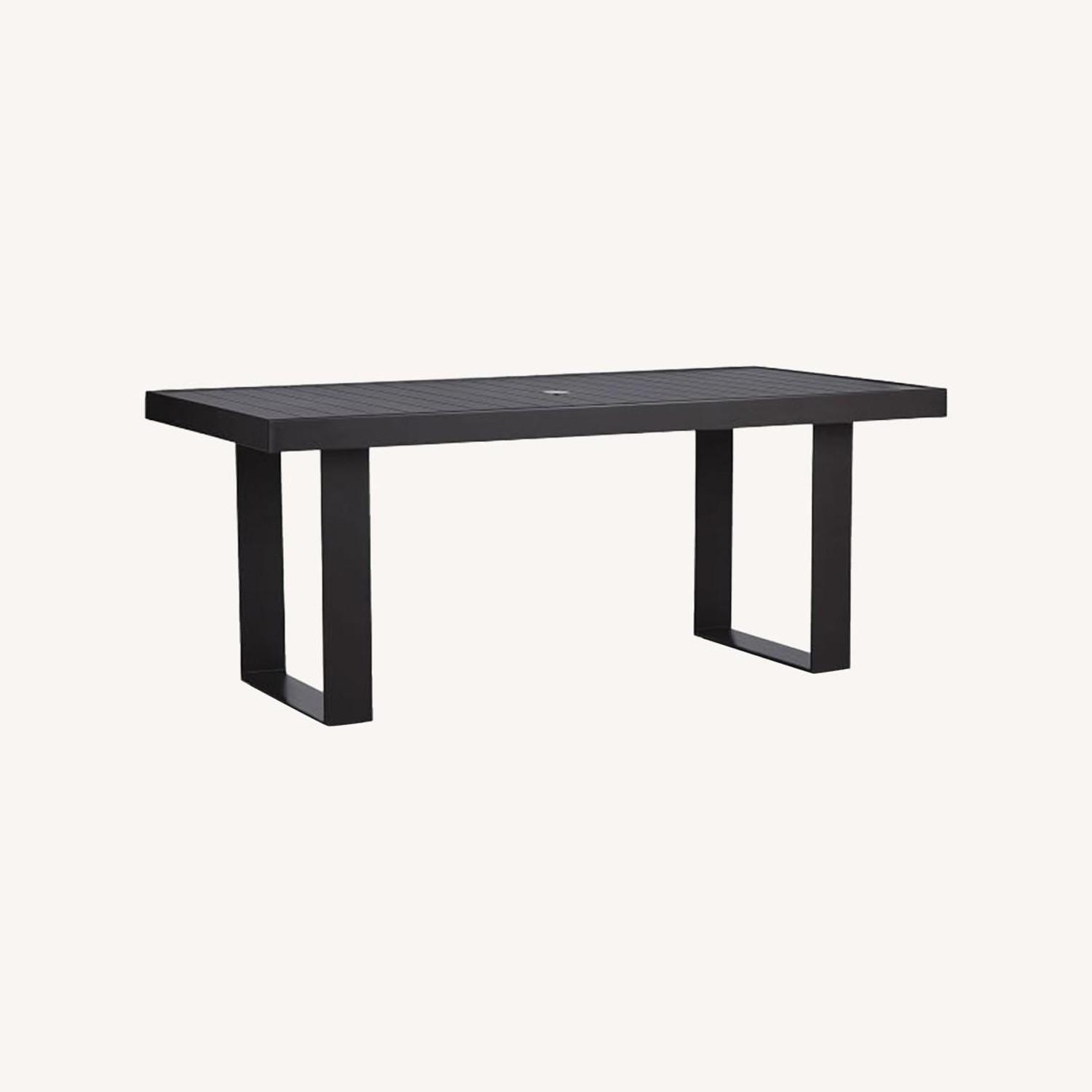 West Elm Portside Aluminum Outdoor Dining Table AptDeco