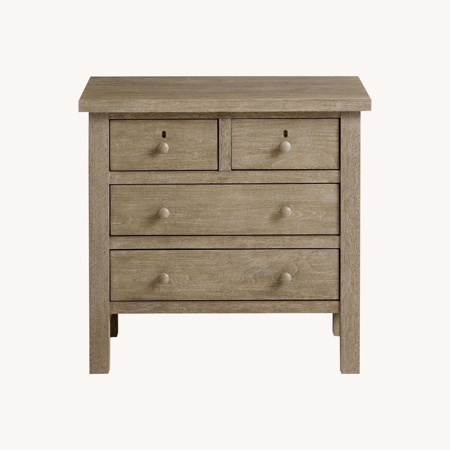 Pottery Barn Farmhouse 4Drawer Nightstand AptDeco