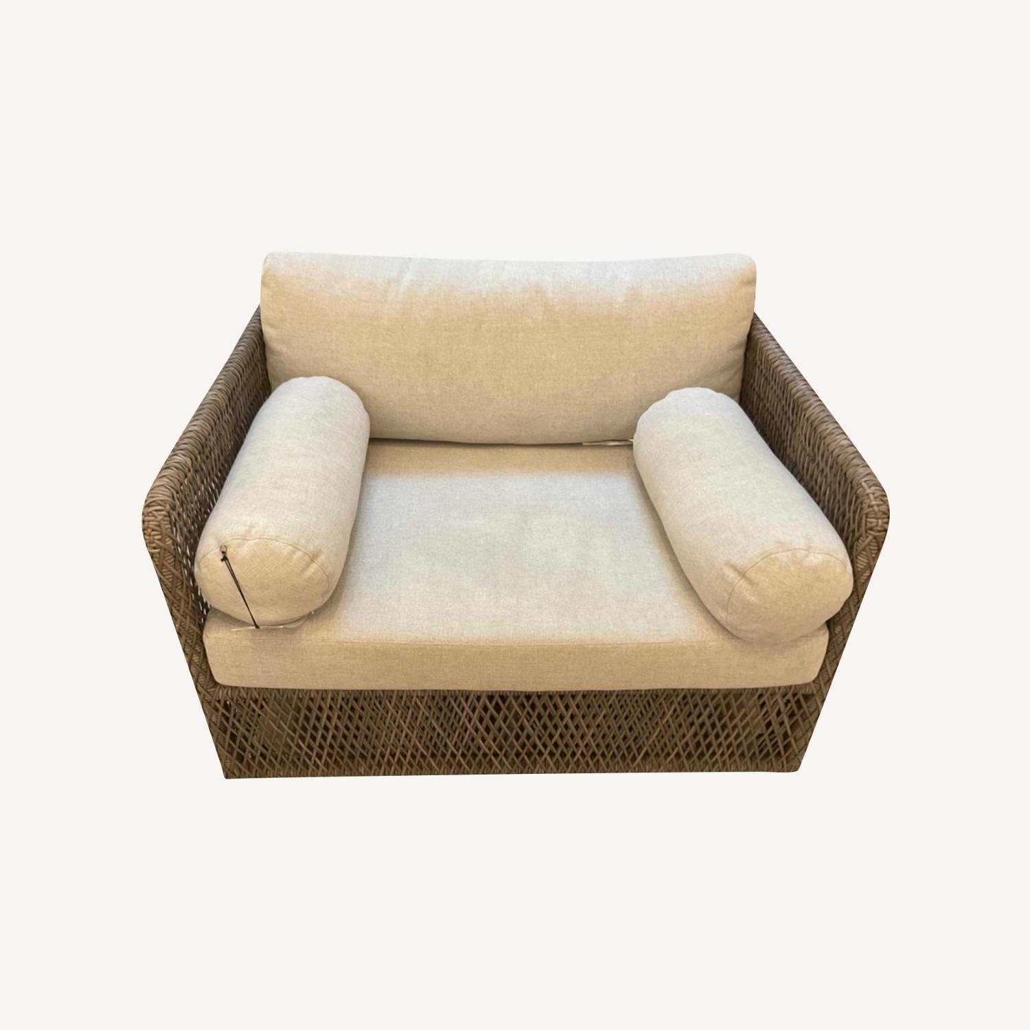West Elm Coastal Lounge Chair - image-0