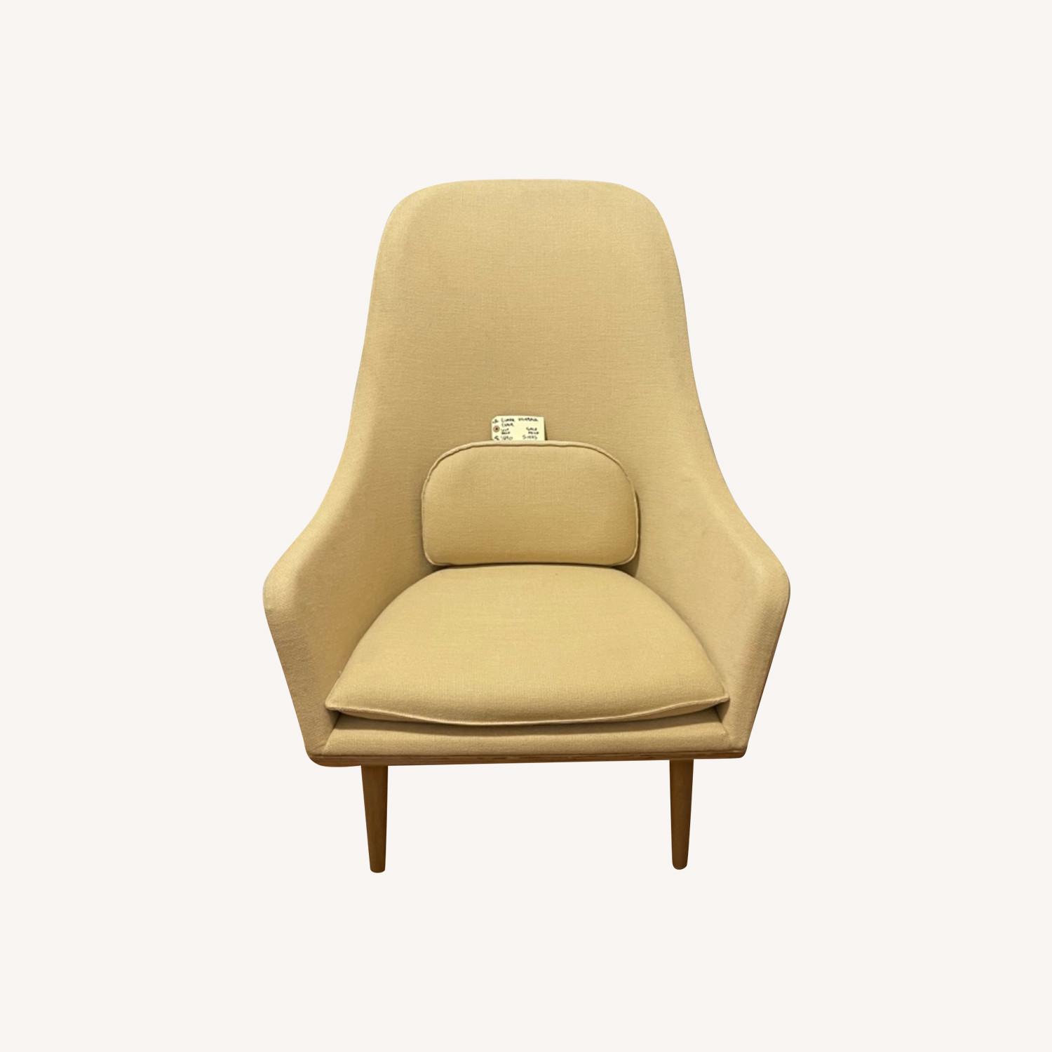 Stellar Works Yellow Lounge Chair - image-0