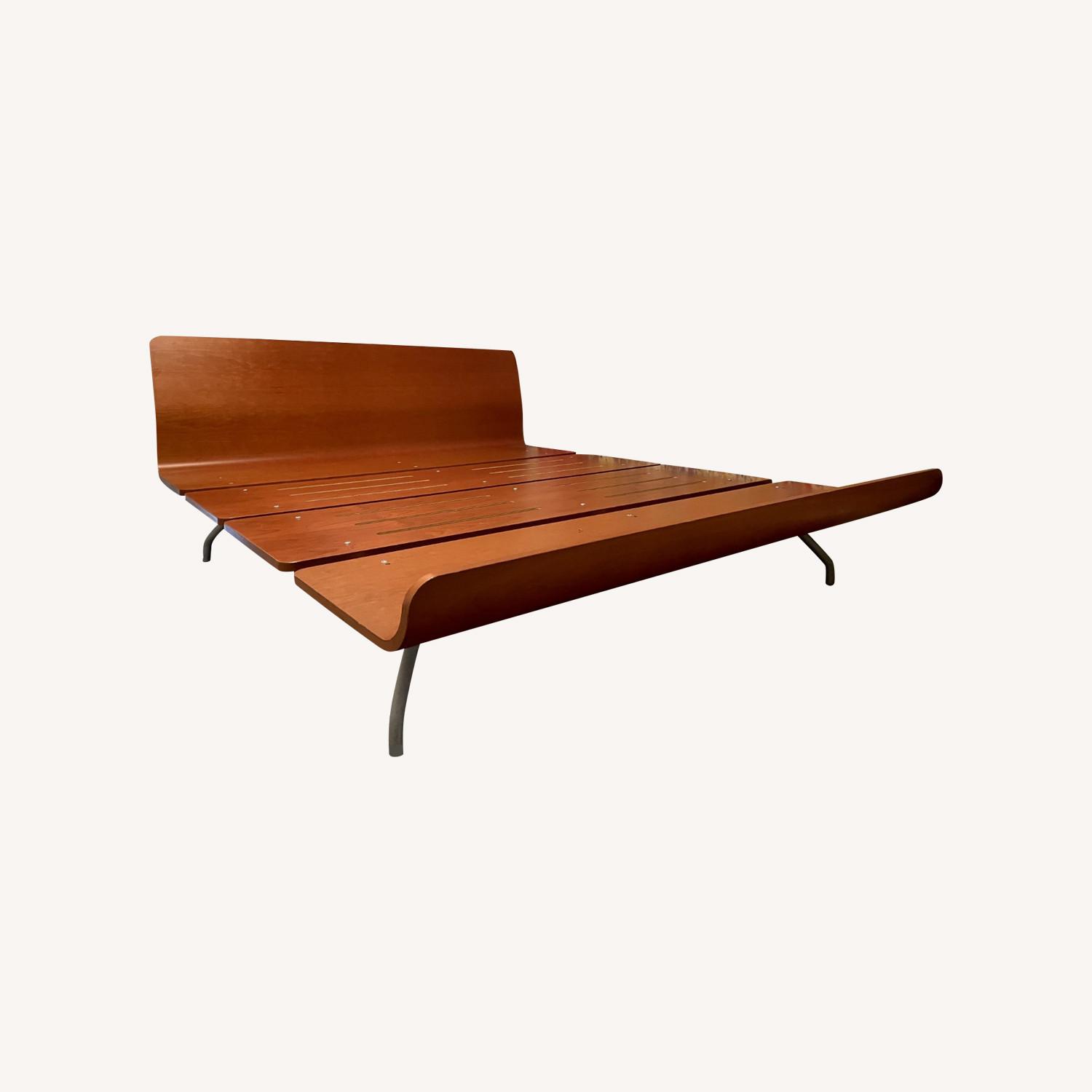 Design Within Reach Italian made Queen Bed Frame - image-0