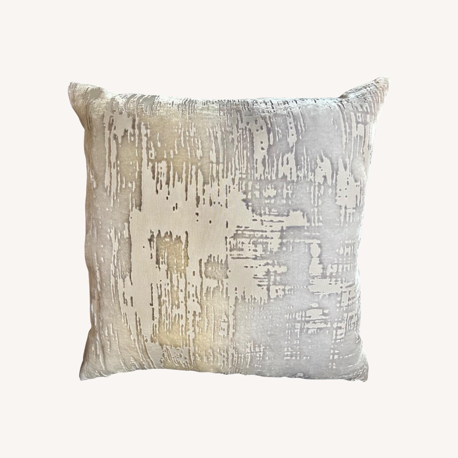 Kevin O"brien Brush Stroke Velvet Pillow - image-0