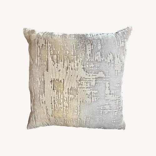 Used Kevin O"brien Brush Stroke Velvet Pillow for sale on AptDeco