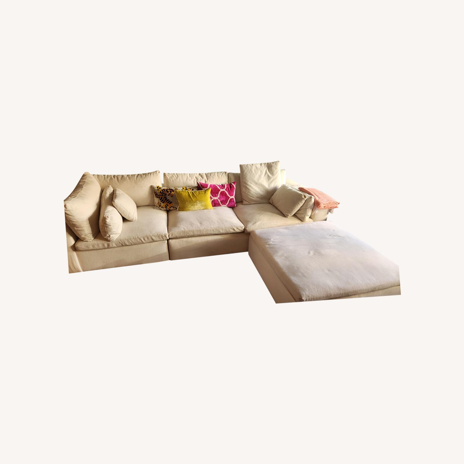 West Elm Harmony Modular 3 piece Sofa - image-0