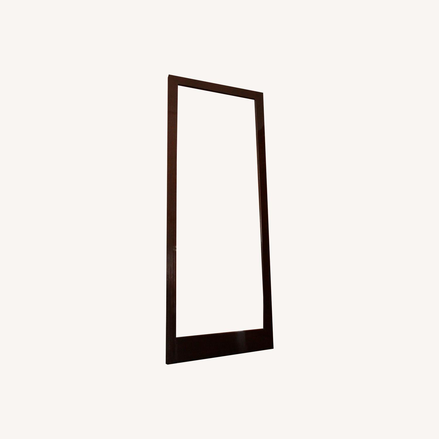 Two Extra Large Solid Wood Floor Mirrors - image-0