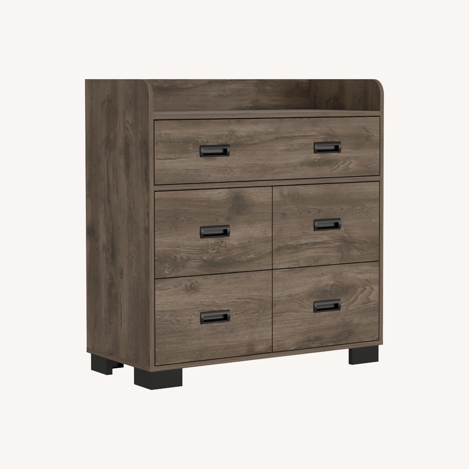Dresser Wuuman Bedroom Dark Brown - image-0