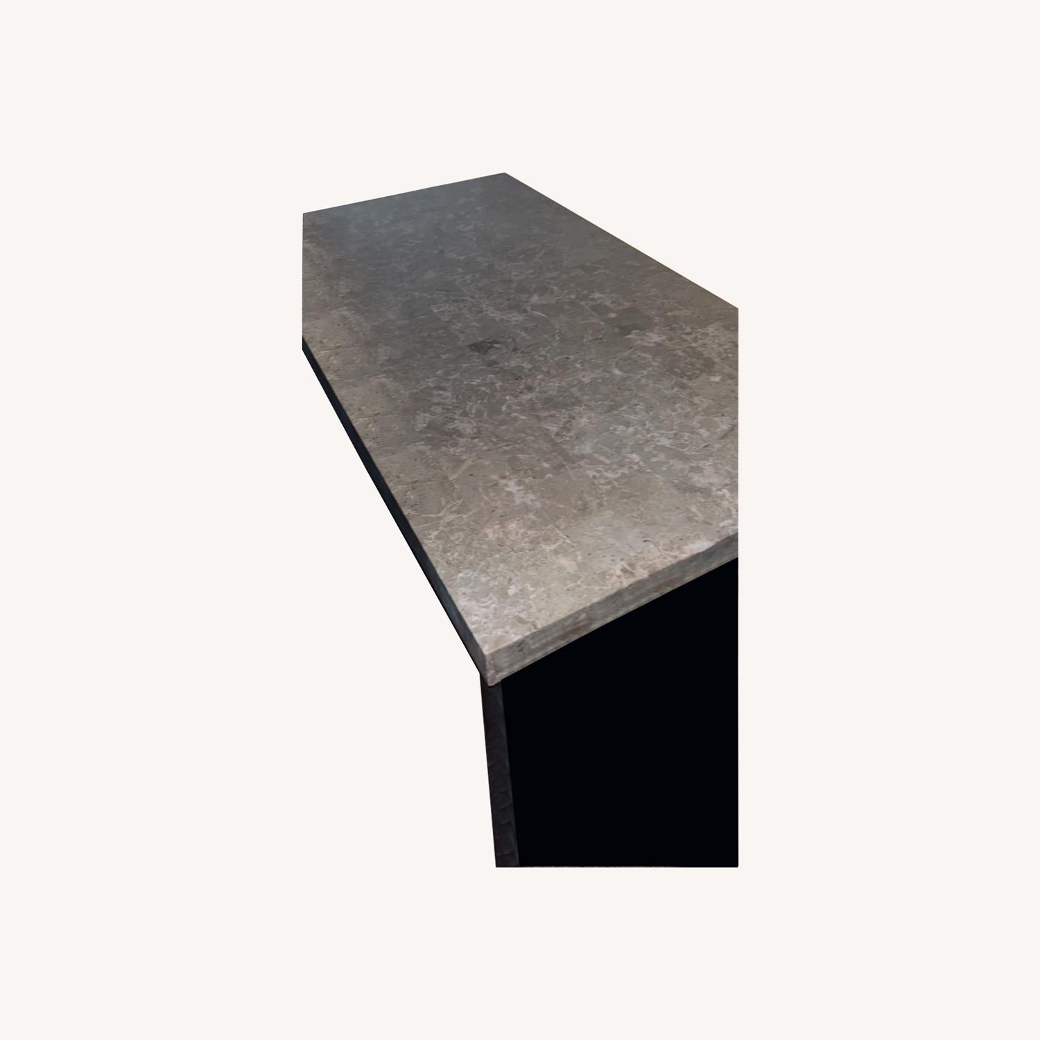 Steve Silver Co. Beige Marble Coffee Table Set - image-0