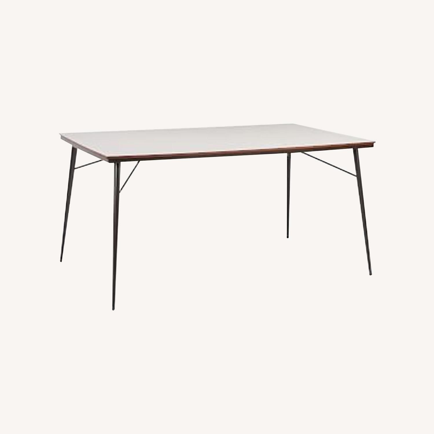 West Elm Paulson Dining Table 72' White - image-0