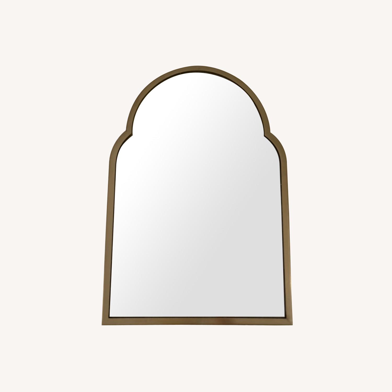 Arched Gold Mirror AptDeco