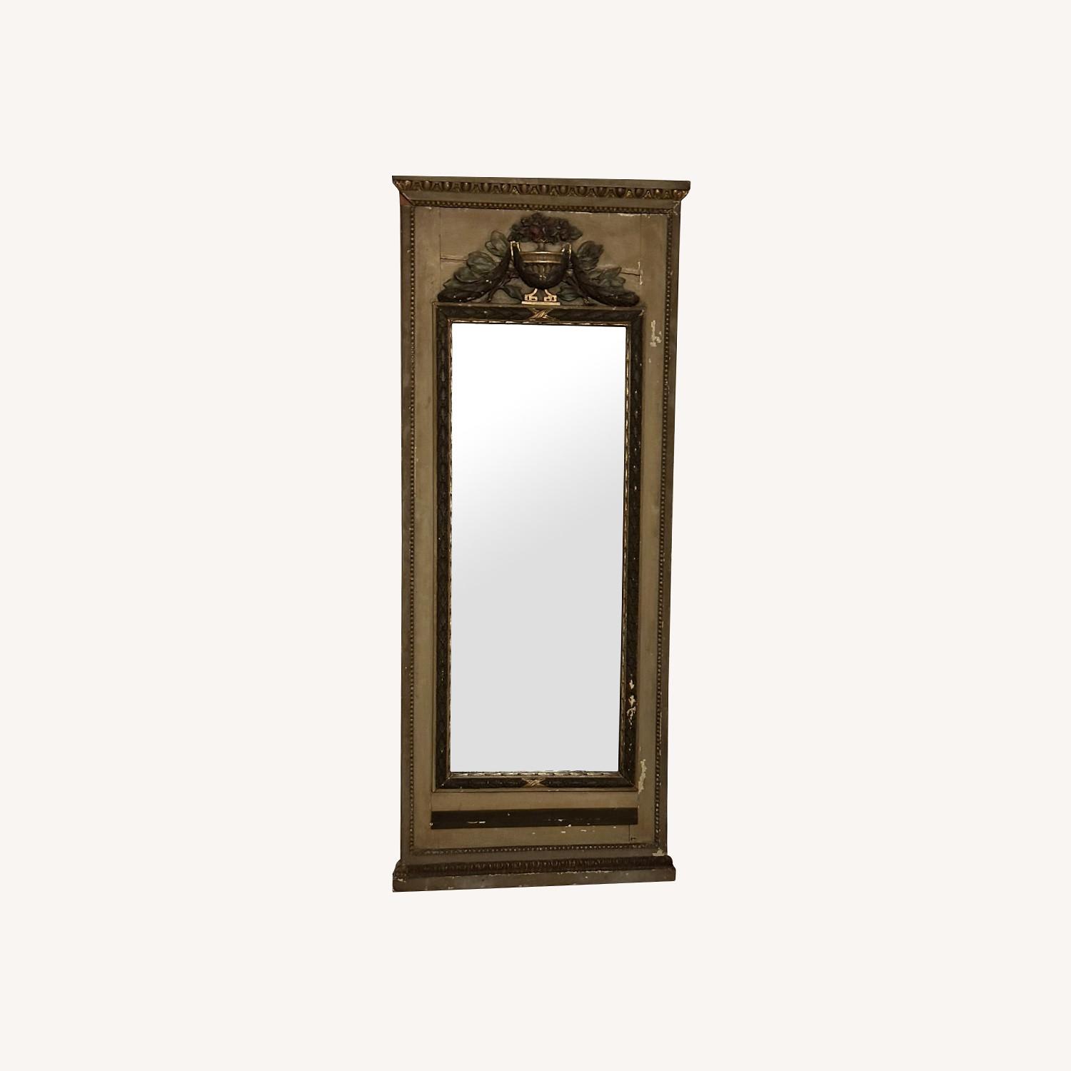 Hand-painted Antique Mirror - AptDeco