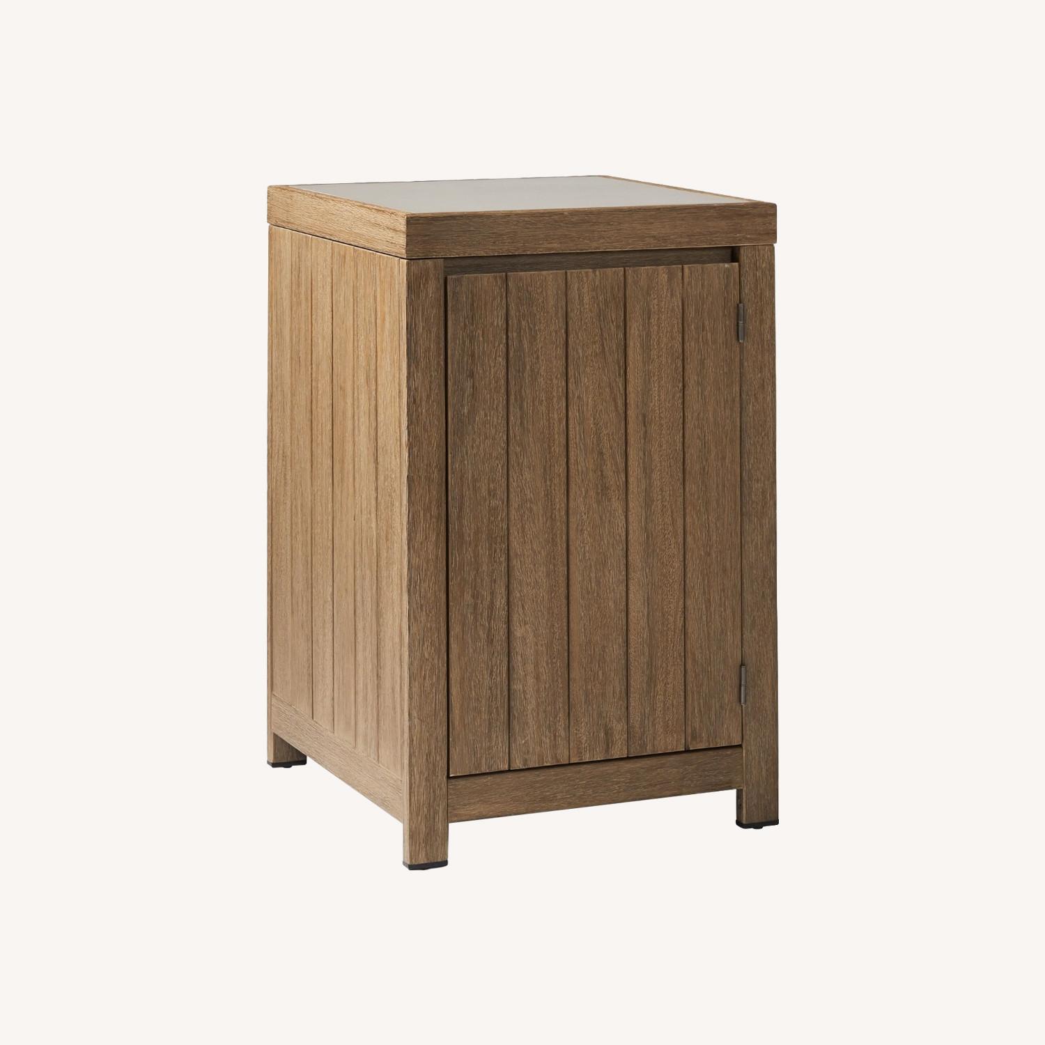 West Elm Portside Outdoor 1 Door Driftwood AptDeco