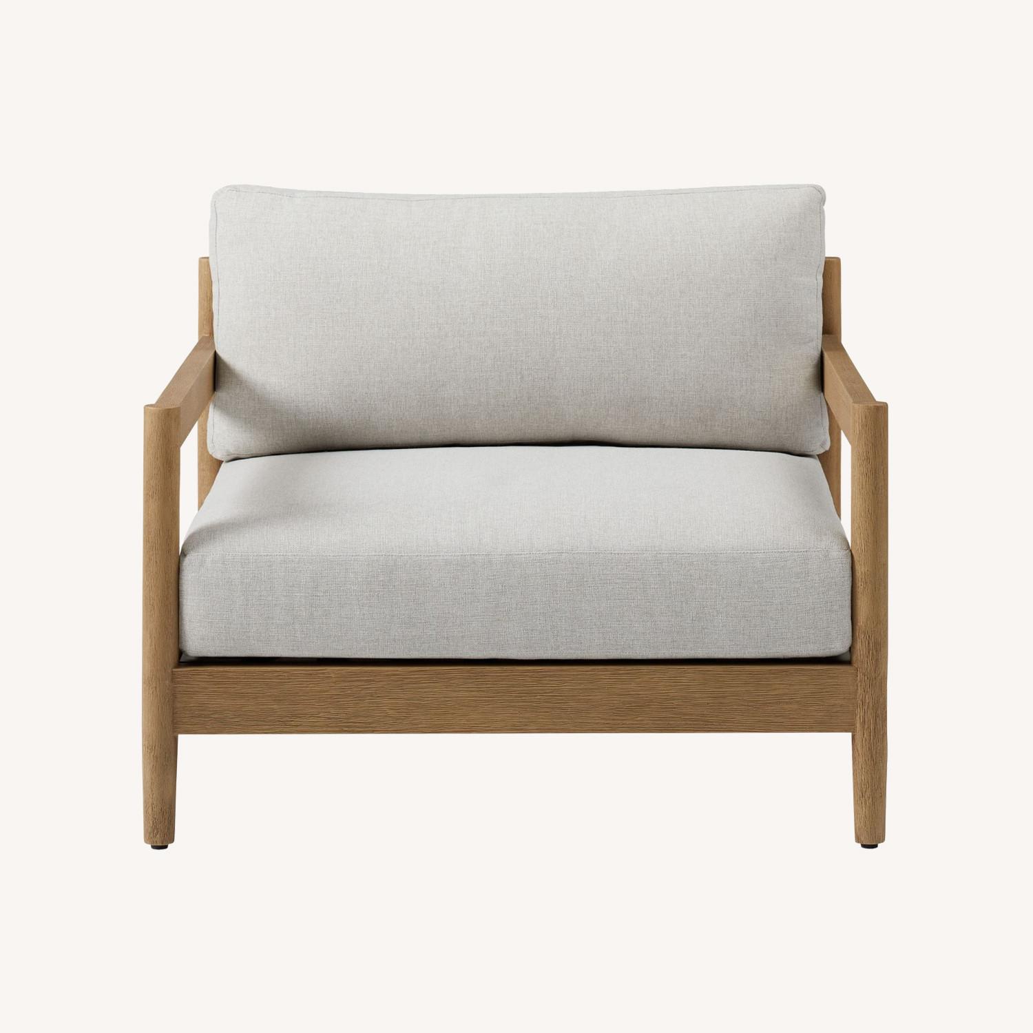 West Elm Hargrove Outdoor Lounge Chair - image-0