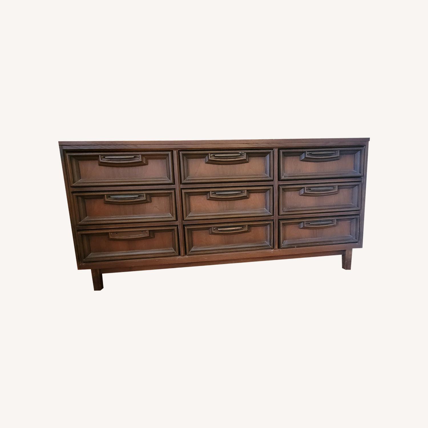 MCM Bassett 9 Drawer Dresser - image-0