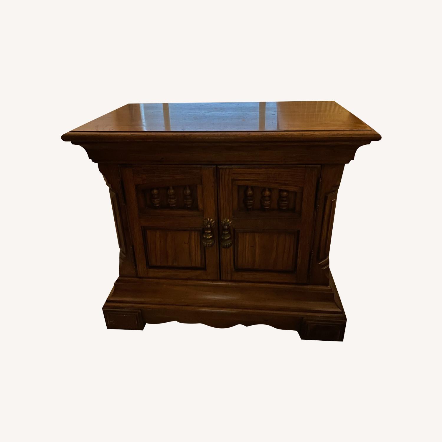 Double Door End Tables W Drawer - image-0