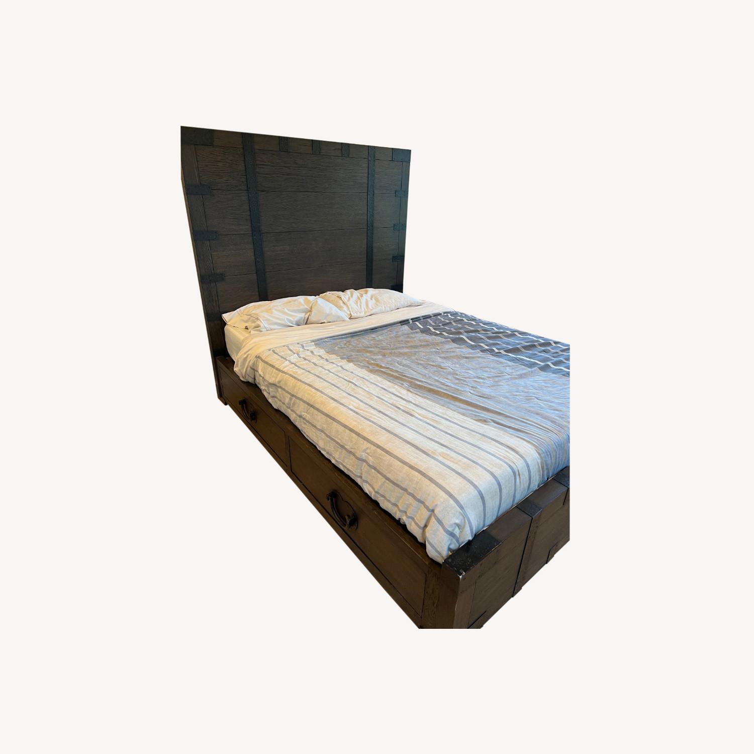 Restoration Hardware Platform Storage Bed - image-0