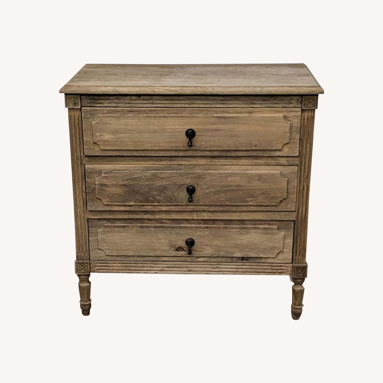 Restoration Hardware Louis XVI Three Drawer - image-0