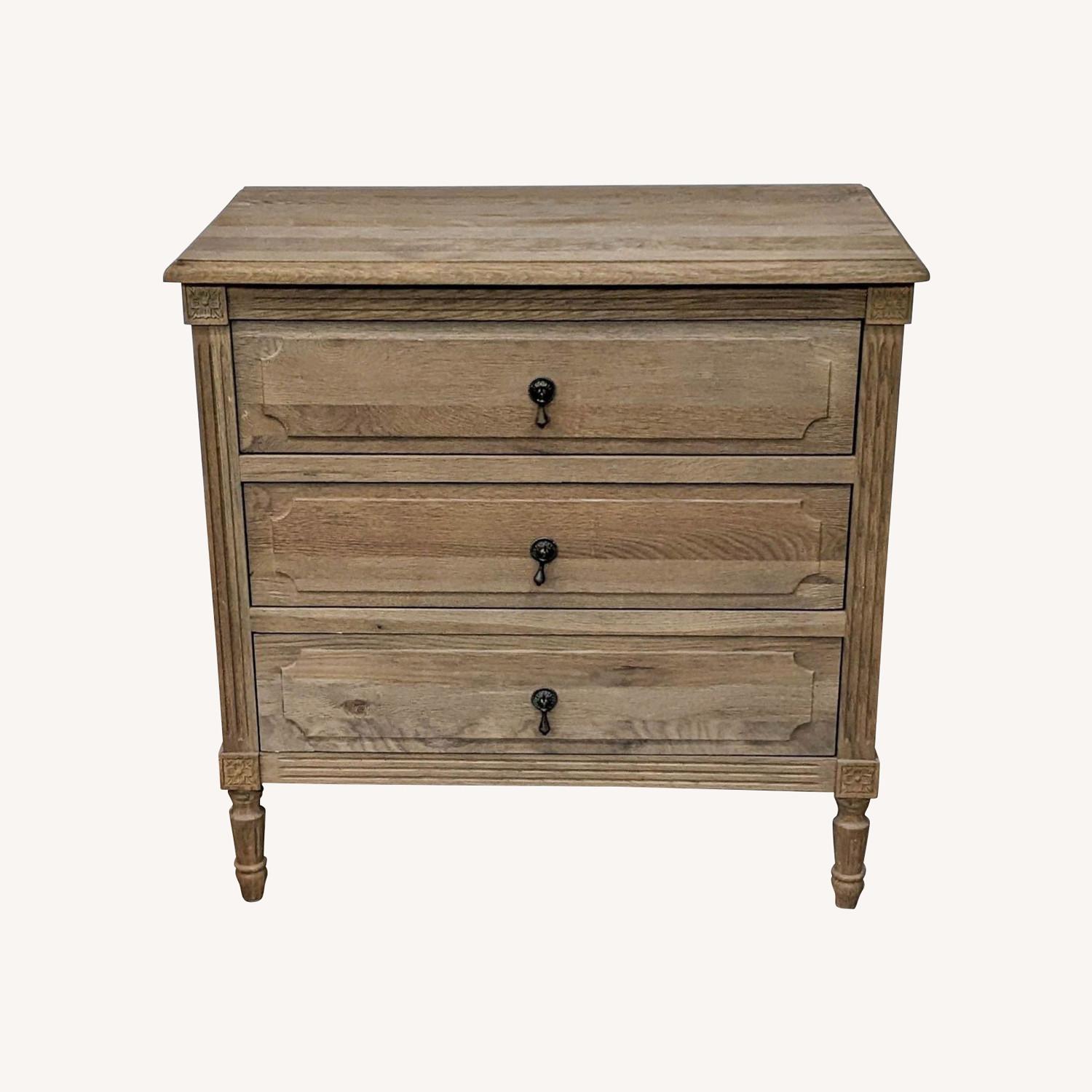 Restoration Hardware Louis XVI Three Drawer - image-0