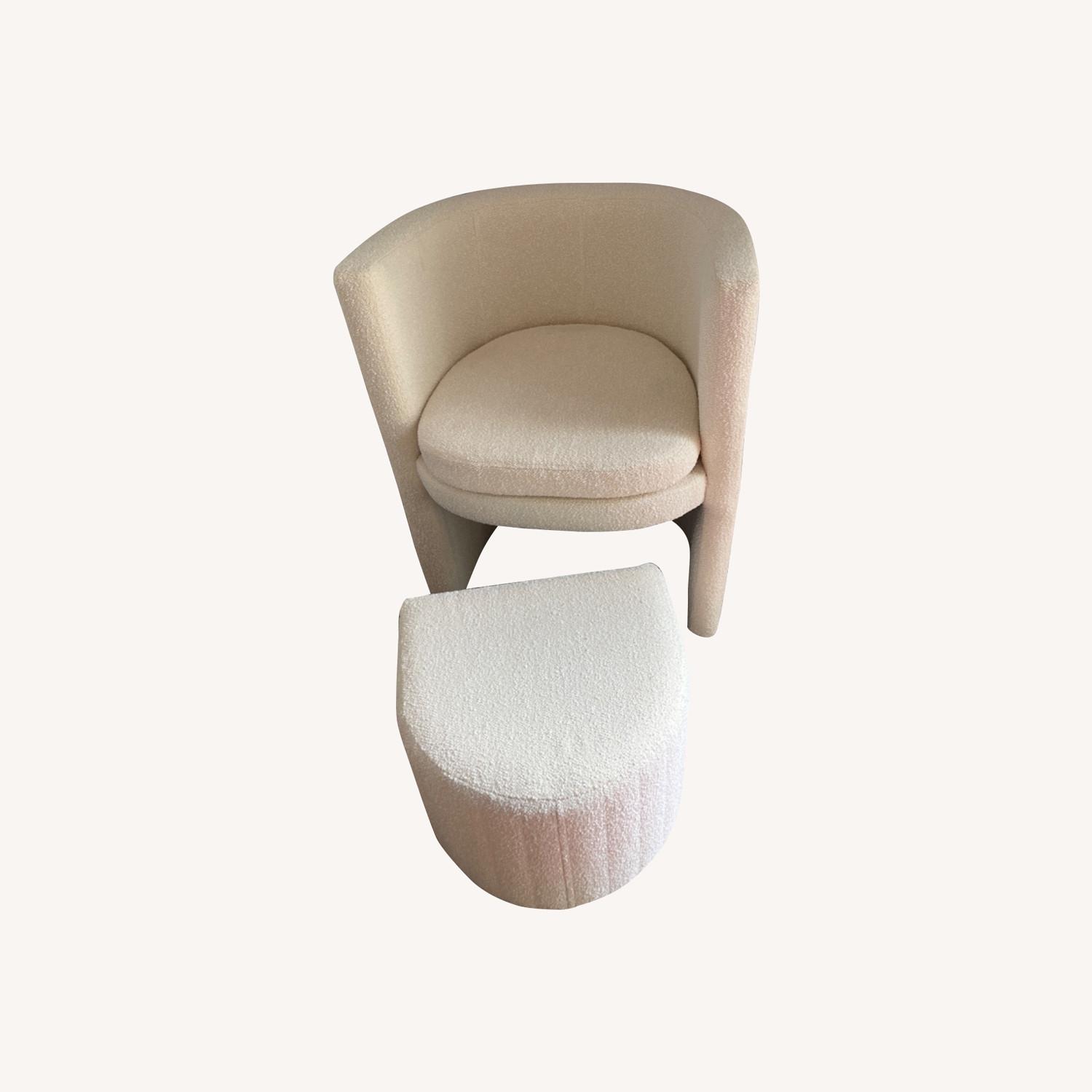 Boucle Accent Chair - image-0