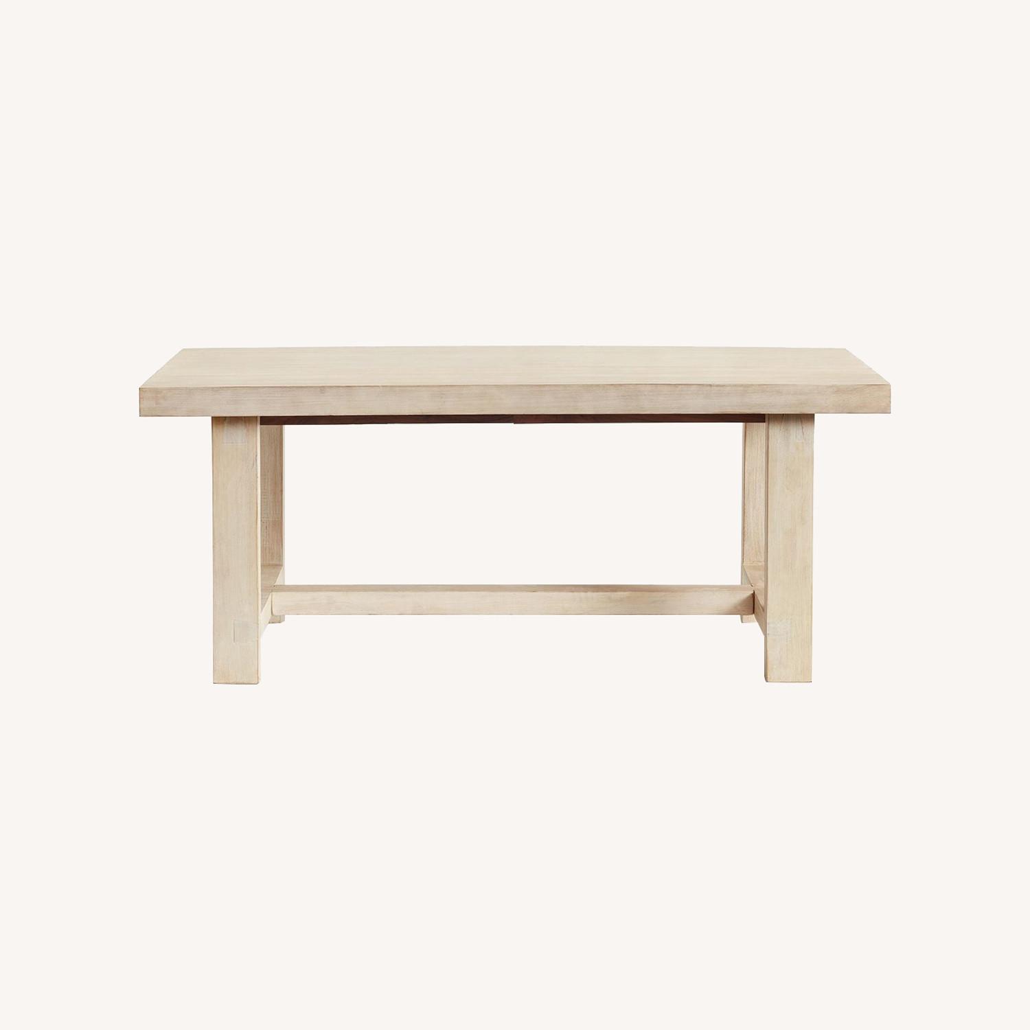 Pottery Barn Reed Extending Dining Table - image-0