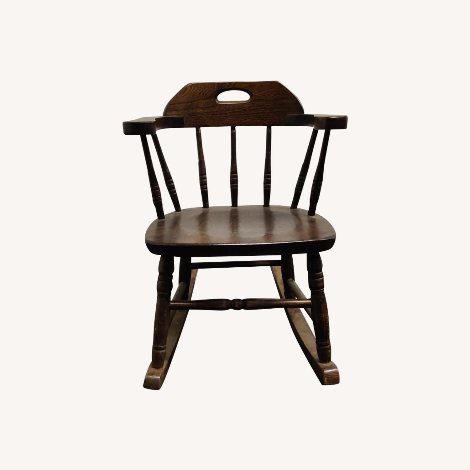 Child-Sized Antique Rocking Chair - image-0