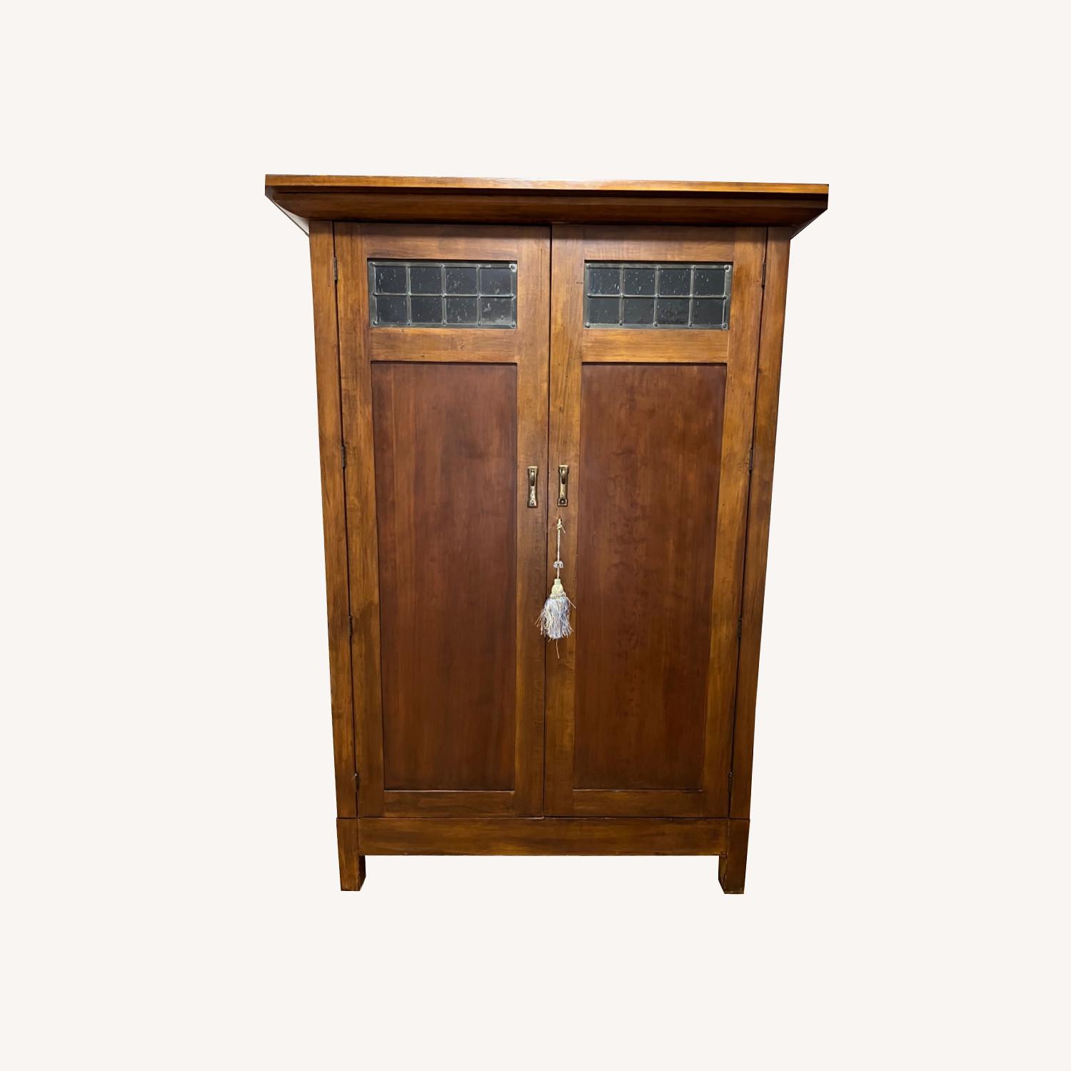 Crate & Barrel Armoire/Storage Unit - image-0