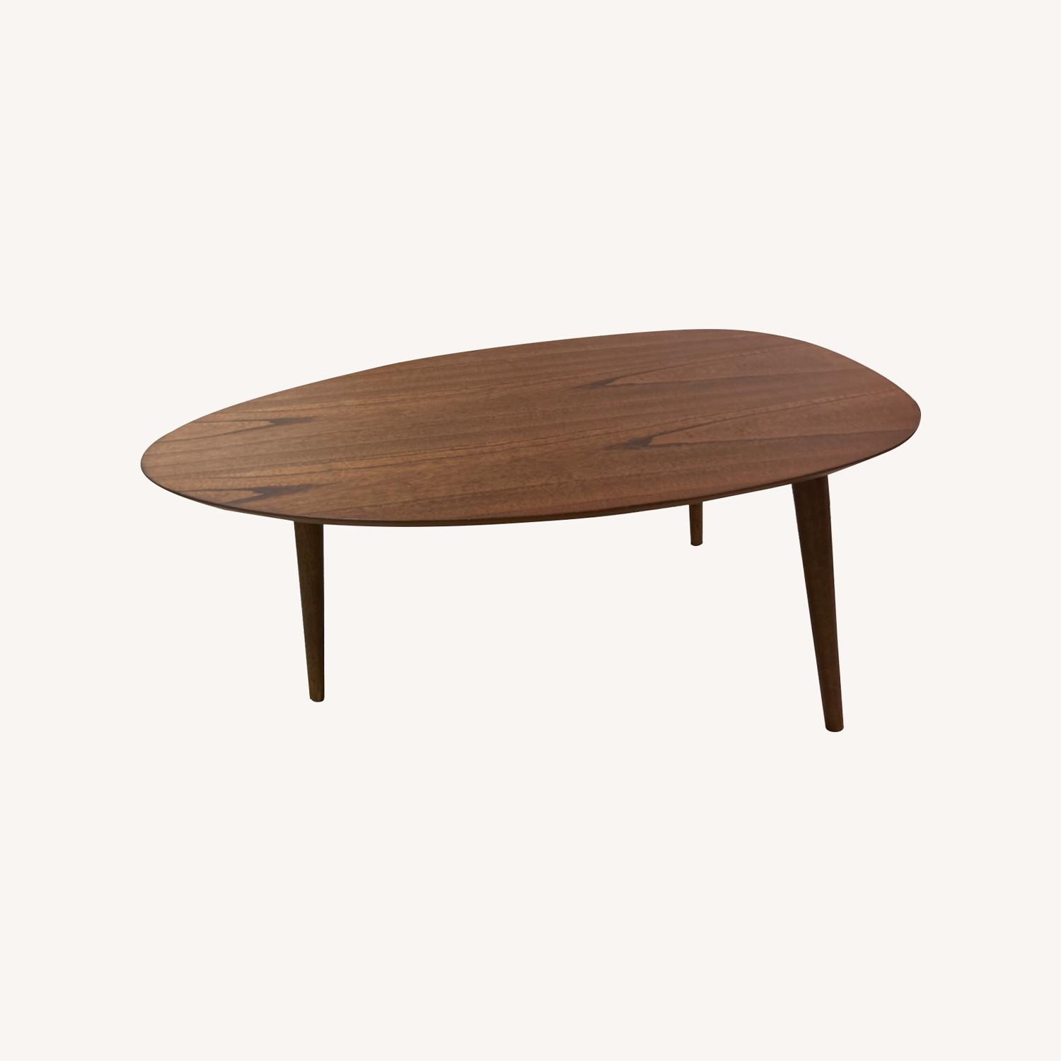 Elam Mid Century Wooden Coffee Table AptDeco