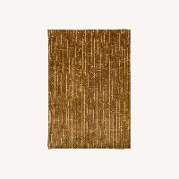 Bokara Luxury Modern Hand-Knotted Gold 6x9 Rug