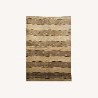 Bokara Luxury Modern Hand-Knotted Beige 6x9 Rug