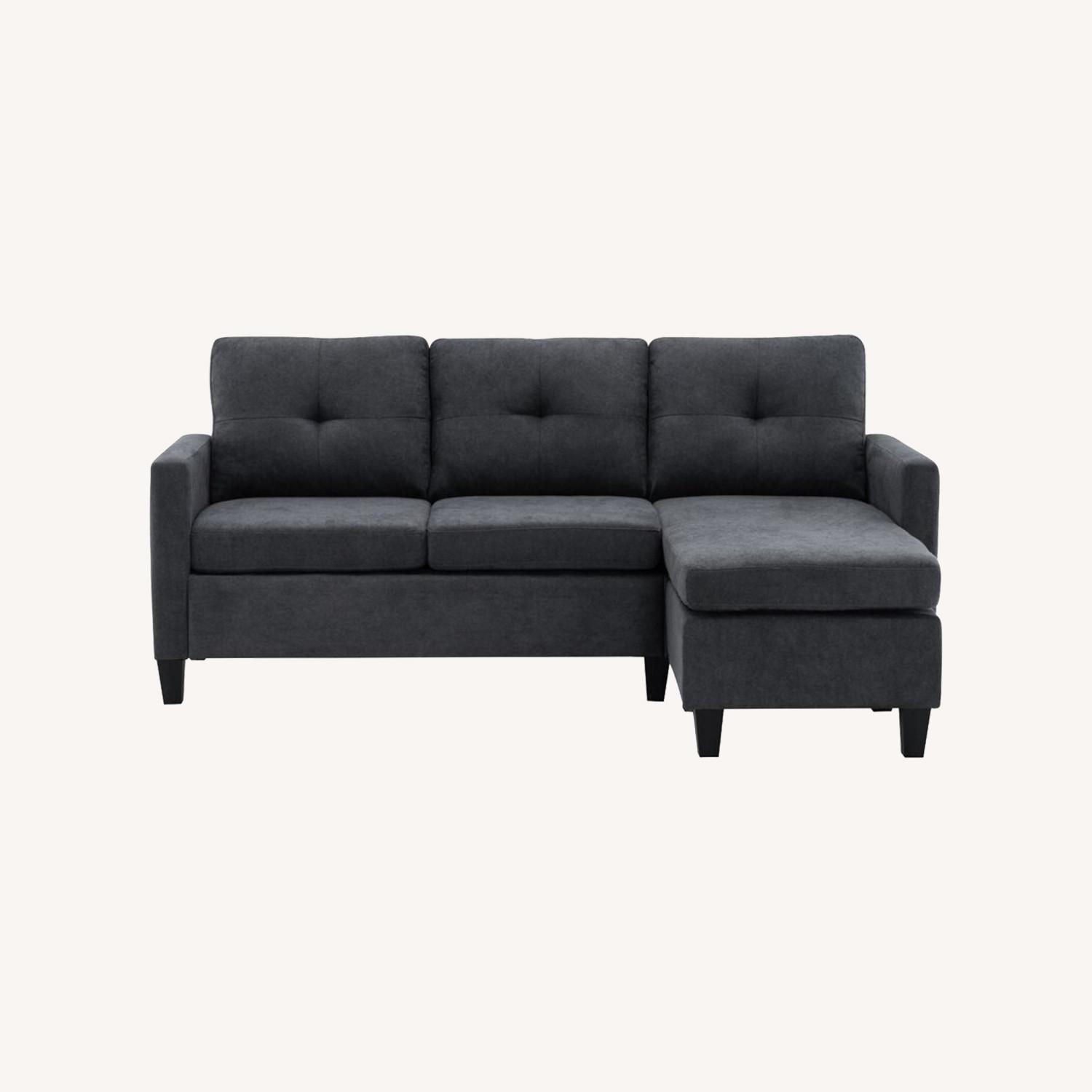 Convertible L Shaped Couch with Reversible Chaise - image-0
