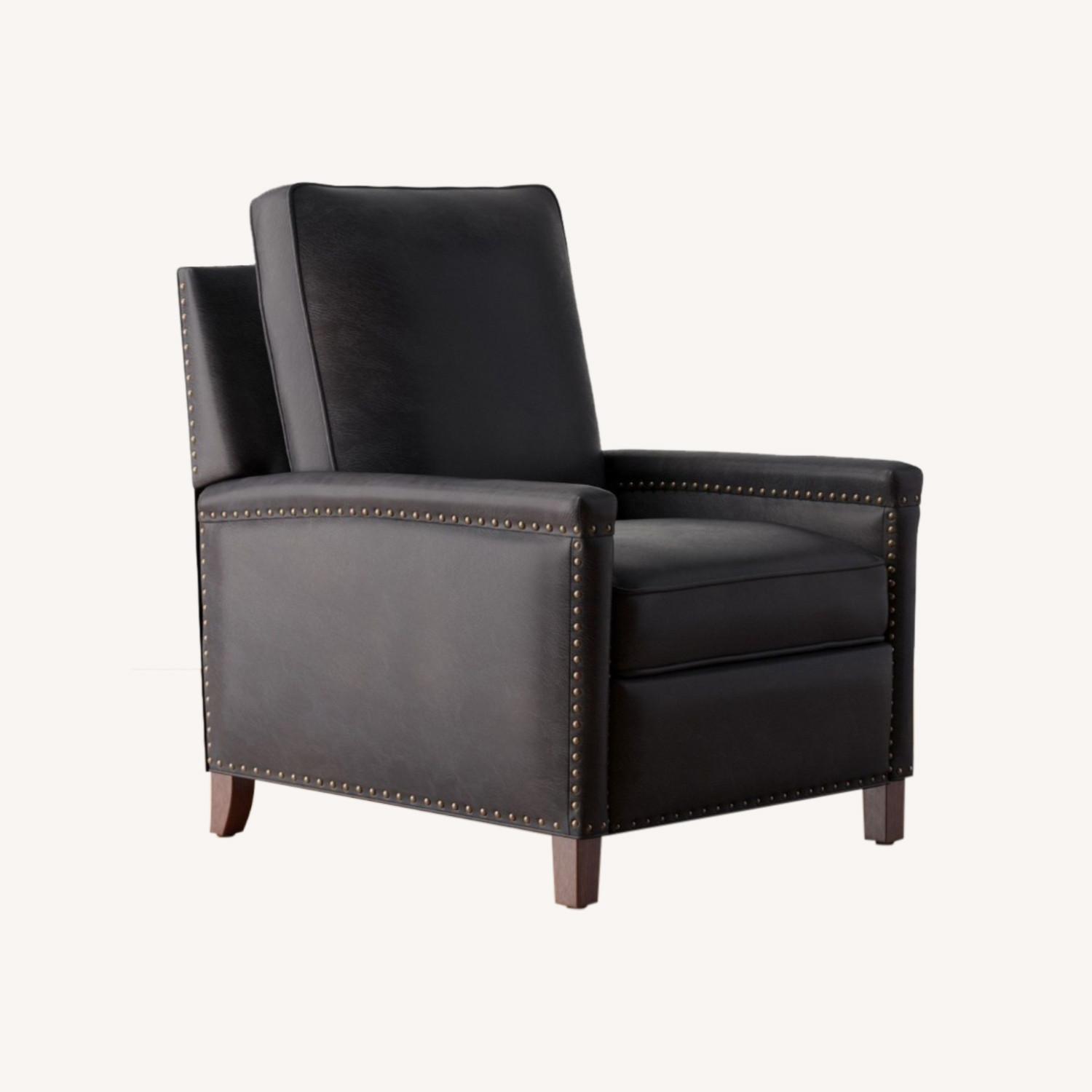 Pottery Barn Tyler Square Arm Leather Recliner