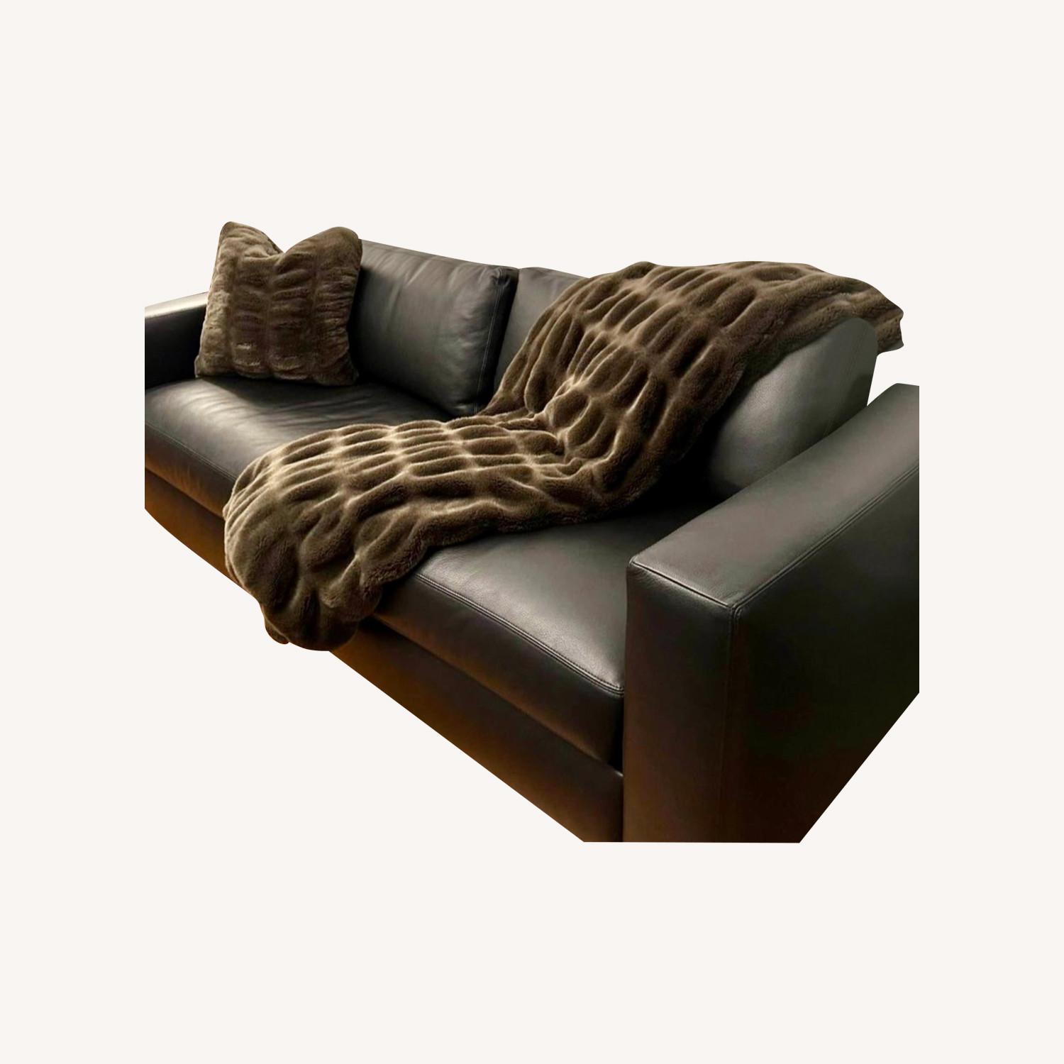 Faux Fur Mink Throw - image-0