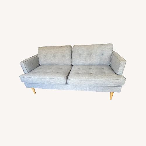 World Market Silver Accent Chair AptDeco