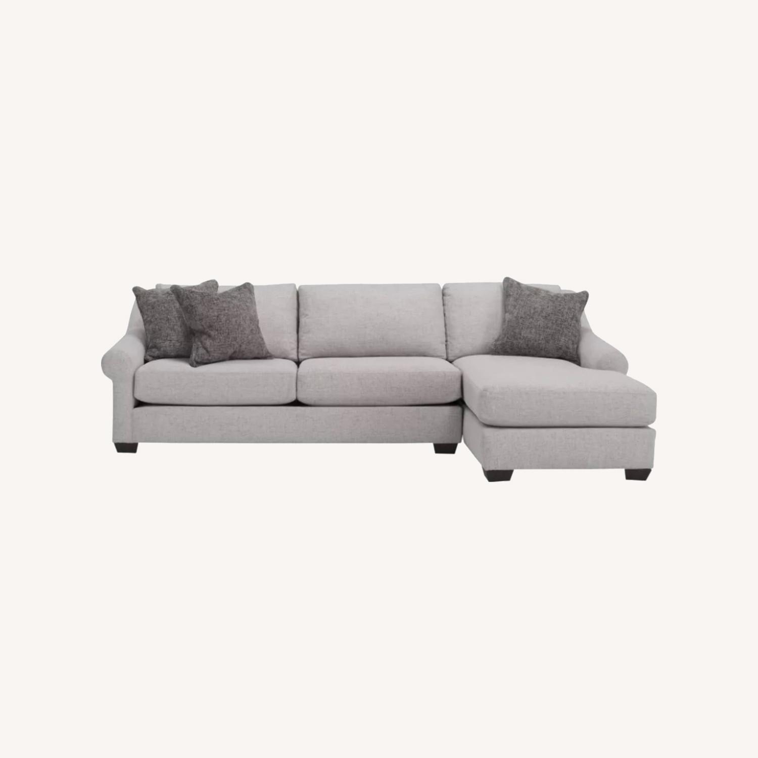 Raymour & Flanigan Sectional Couch - image-0