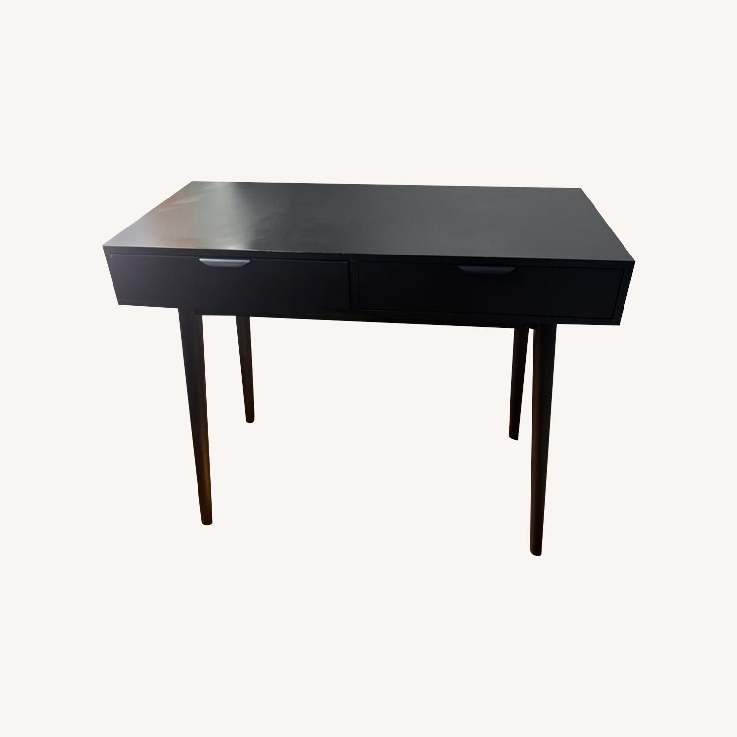 Black Wood Table Desk - image-0
