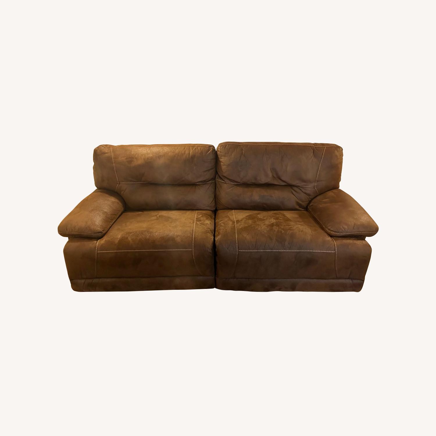 Microsuede Comfy Couch - image-0