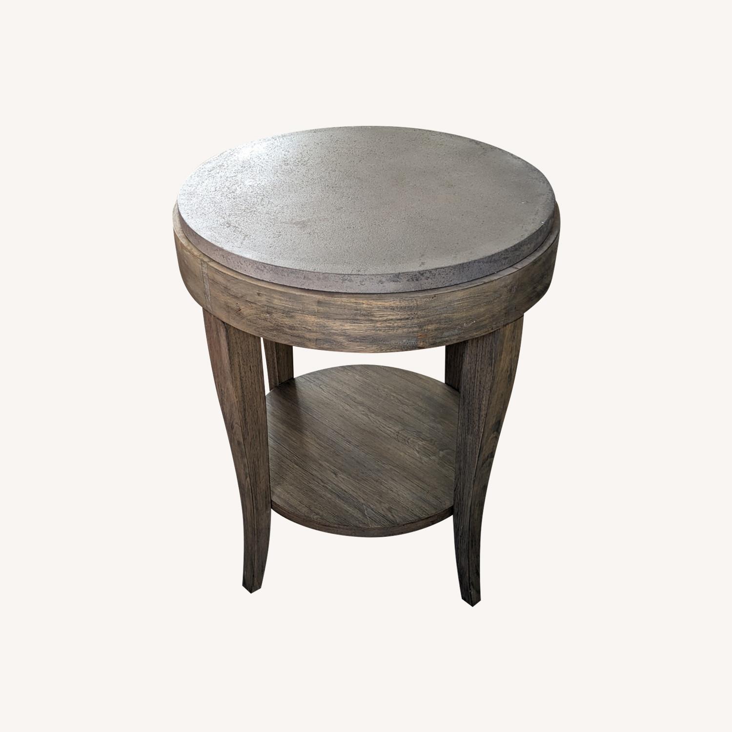 Uttermost Concrete Top Side Table - image-0