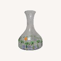 Anthropologie Glass Decanter Water Pitcher Carafe