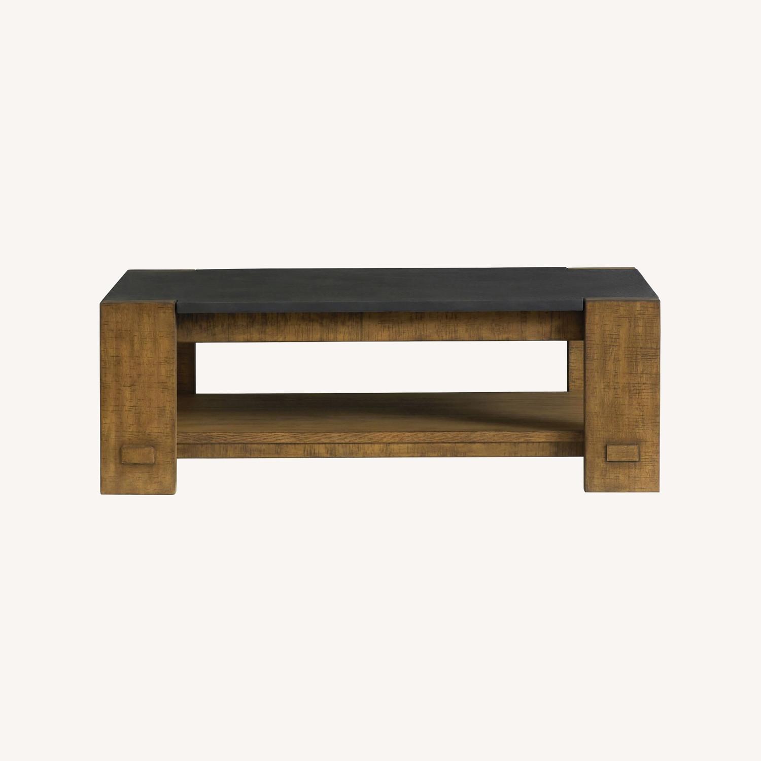 Pottery Barn Westbrook Rectangular Coffee Table - image-0