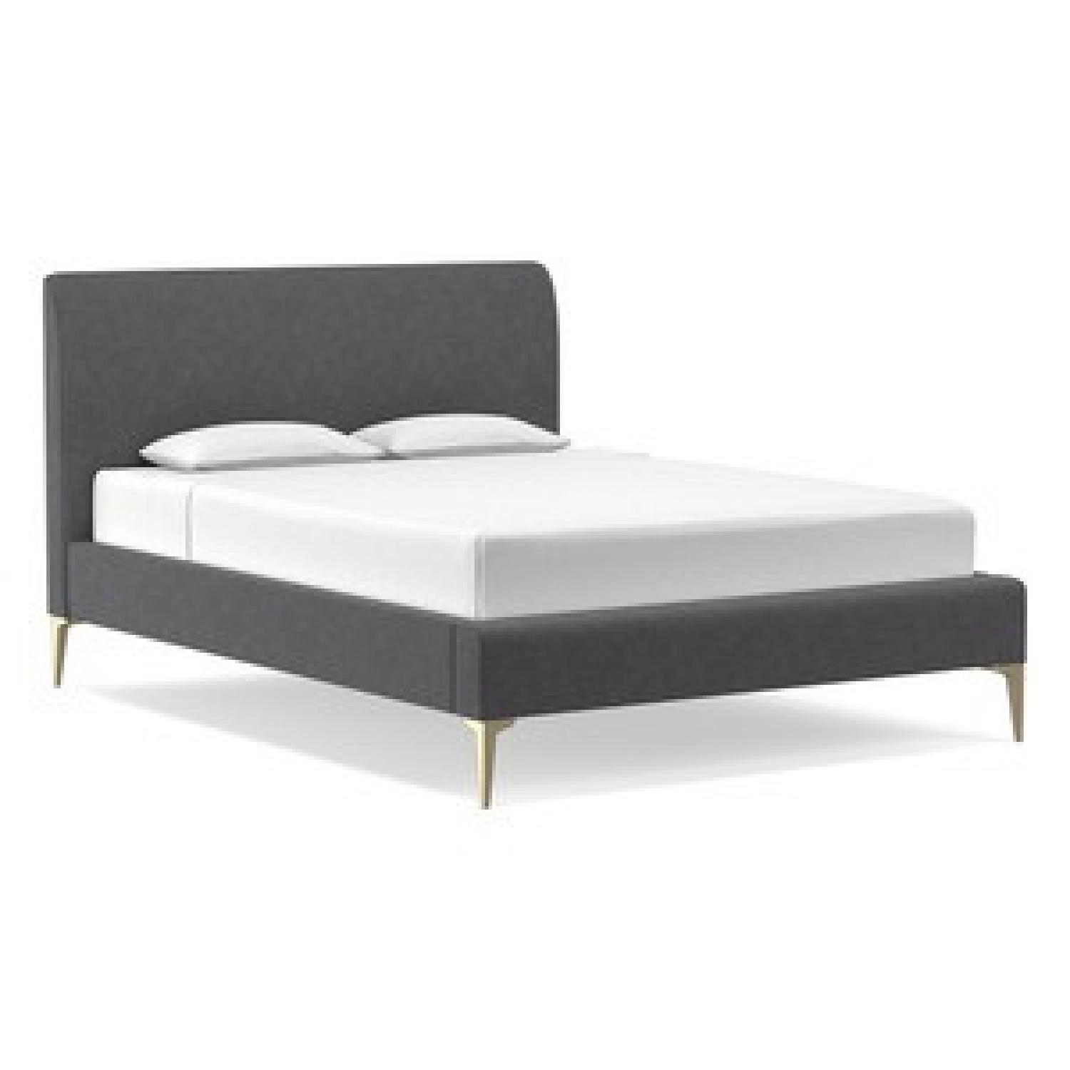 West Elm Andes Bed - Metal Legs - image-3