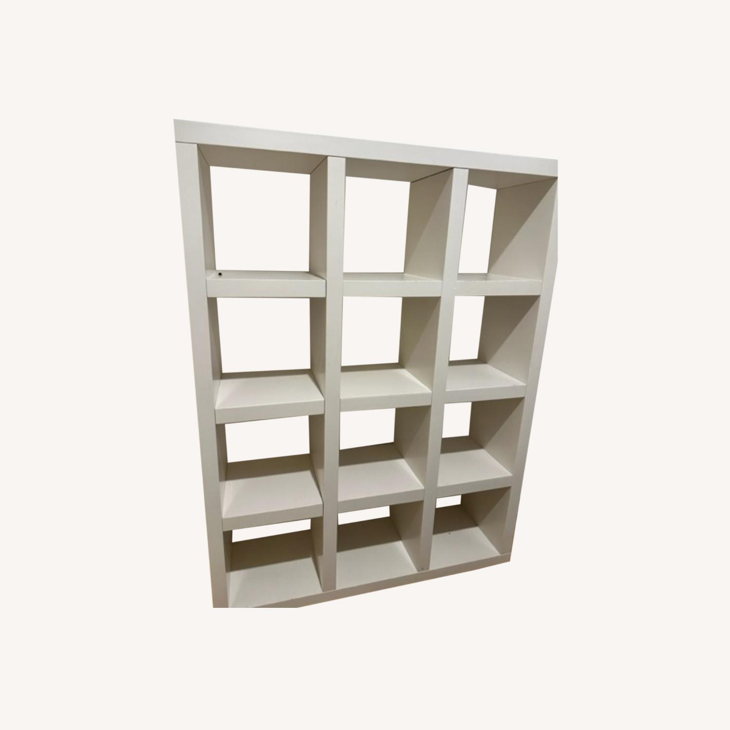 Sturdy White Bookshelf - image-0