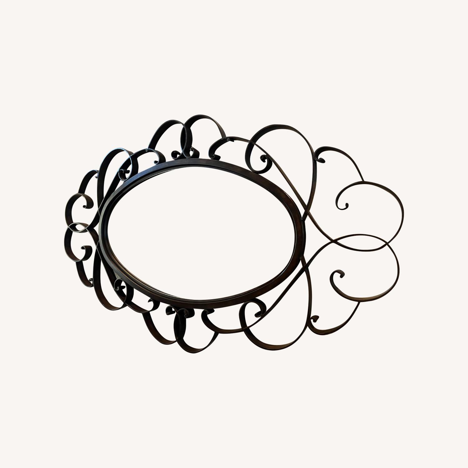 Decorative Wrought Iron Mirror AptDeco