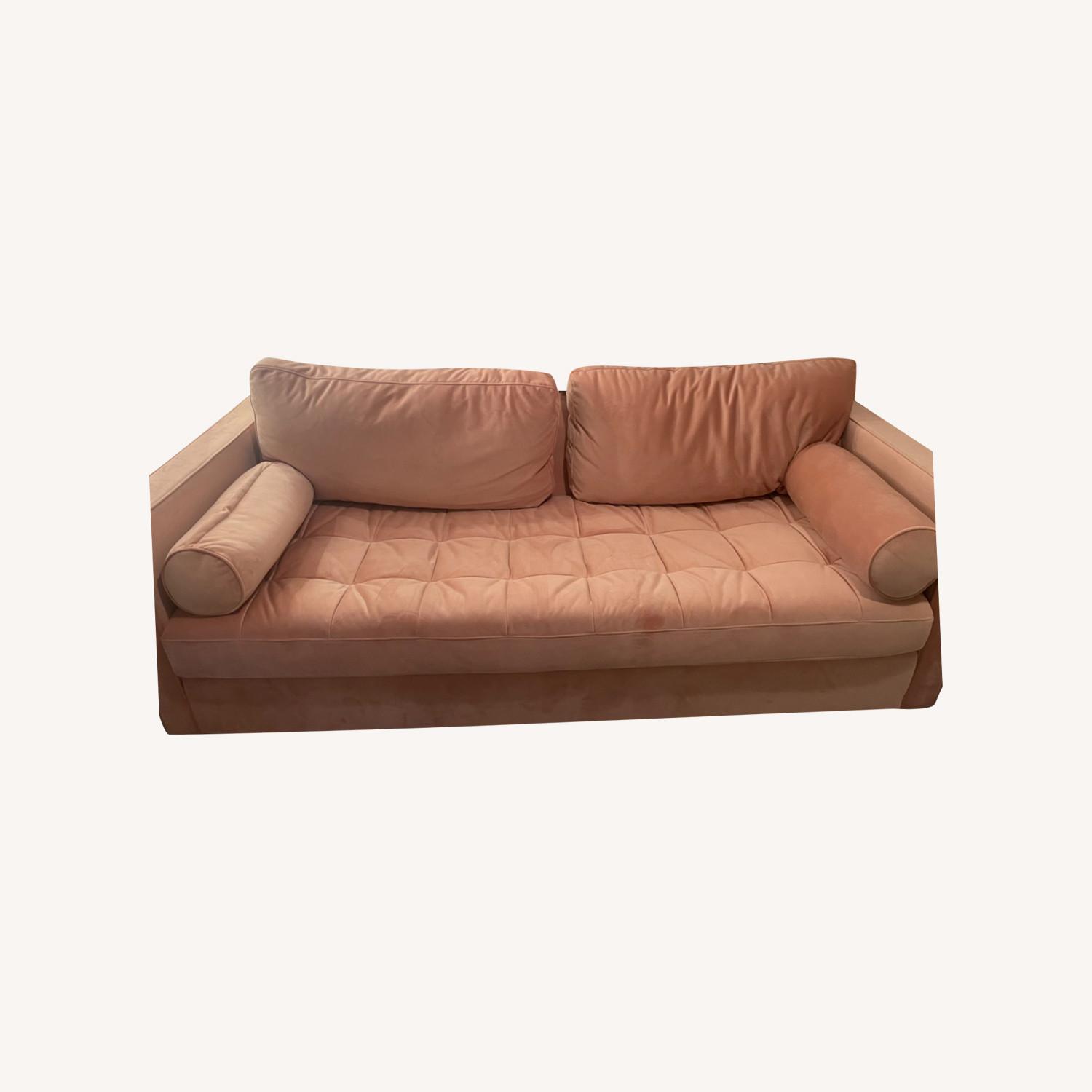 Joybird Velvet Sleeper Sofa - image-0