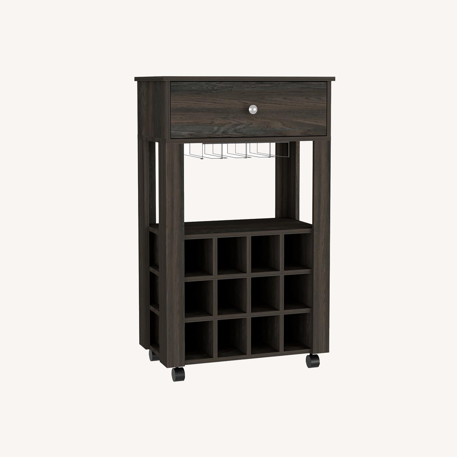 Bar Cart Bayamon, Living Room, Espresso - image-0