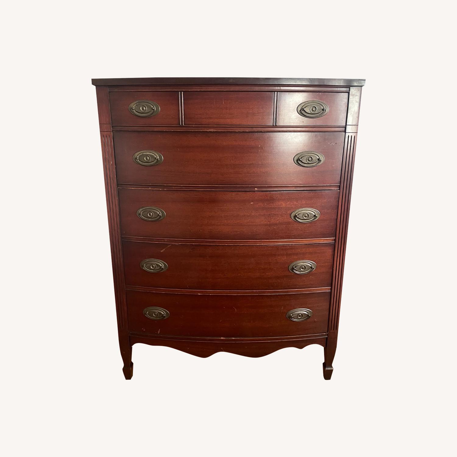 Antique Hepplewhite Tall Dresser - image-0