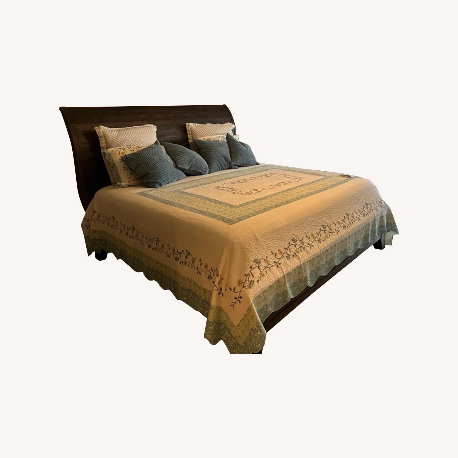 Macy's King Size Bed Coffee Color AptDeco