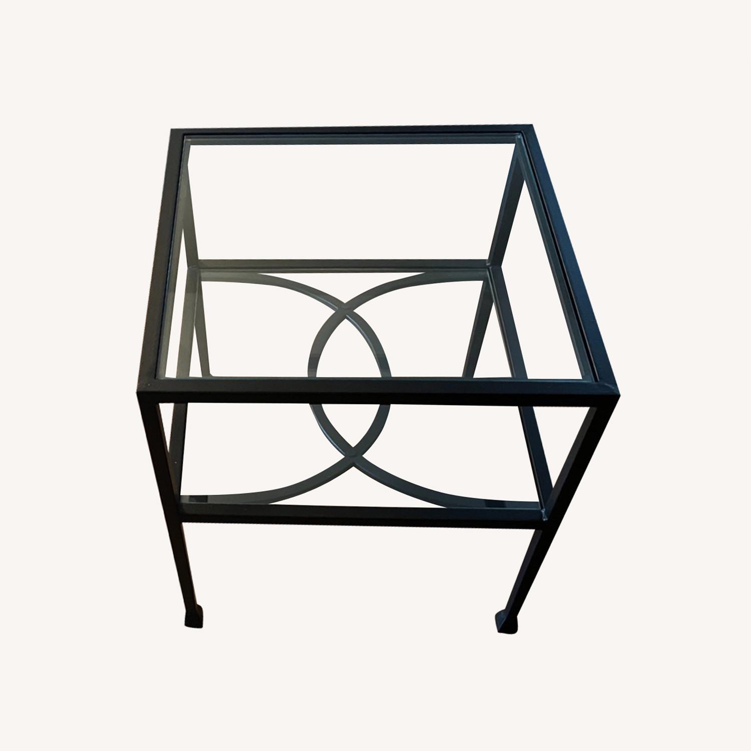 Pier 1 Imports Wrought Iron End Table Set AptDeco