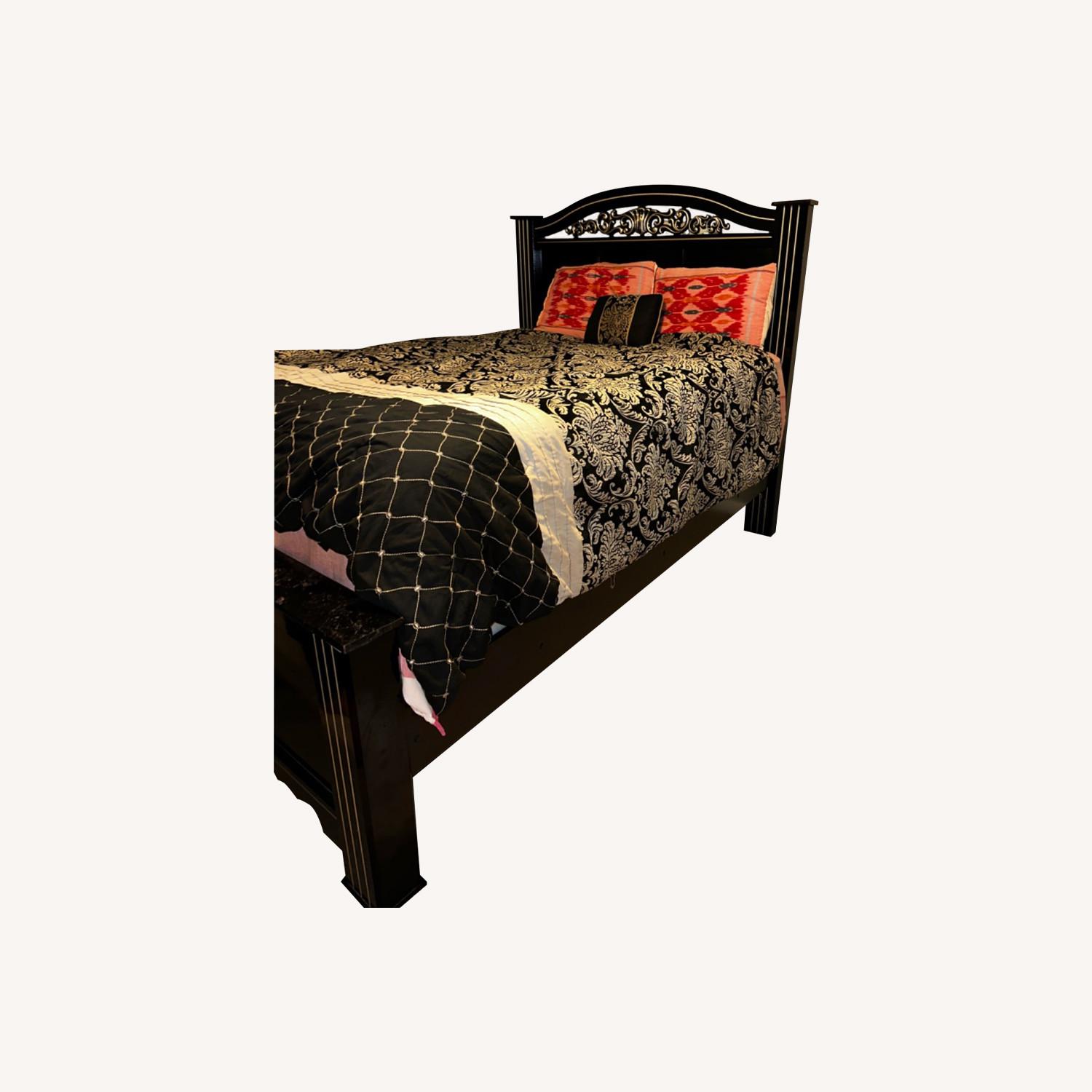 Ashley Queen Bed with Frame and Headboard - image-0