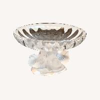 LALIQUE クリスタル皿 未使用品　ケースあり約40㎝ Lalique' Crystal 