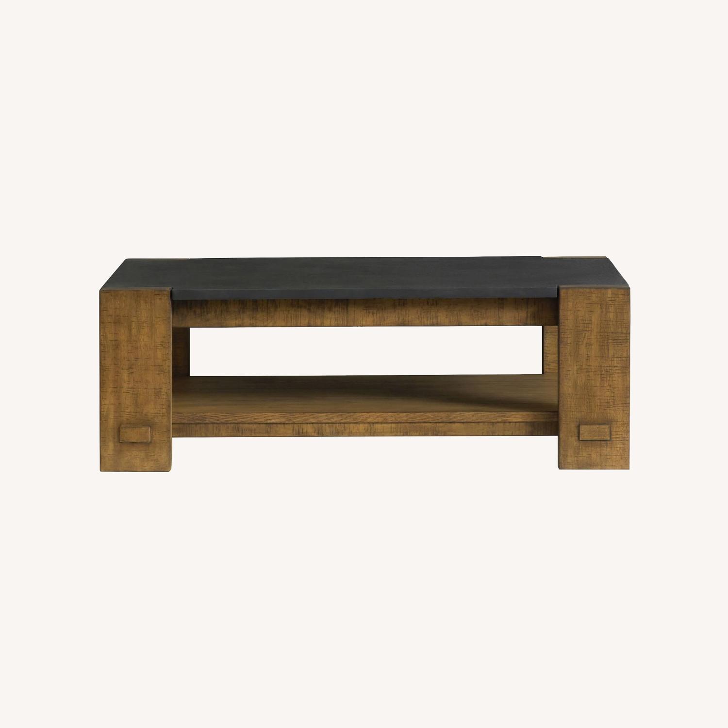 Pottery Barn Westbrook Rectangular Coffee Table - image-0